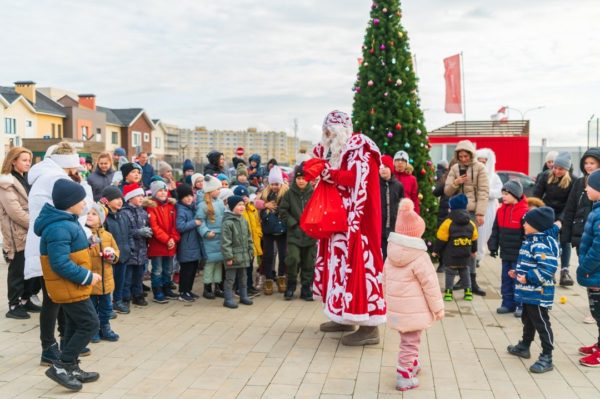 новогодний утренник в клубном поселке Близкий